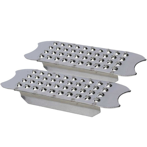 Centaur SS Grated Stirrup Pads